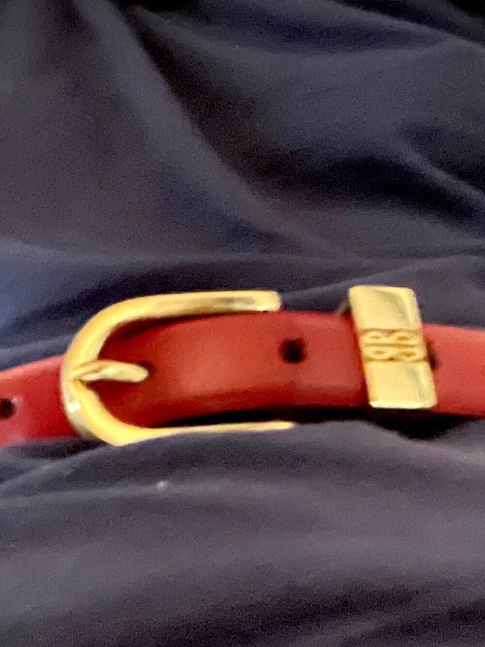 Red Leather Belt